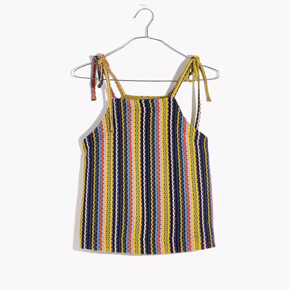 NWOT Madewell Tie-Shoulder Tank Top